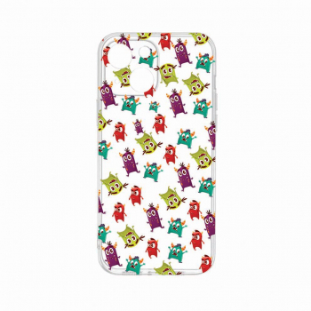 Husa BestCase Compatibila Cu Apple iPhone 14 Monsters 2MM Clear Transparent c-TR 121 