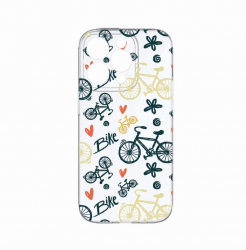 Husa BestCase Compatibila Cu Apple iPhone 14 Pro Bike Love 2MM Clear Transparent c-TR 781 