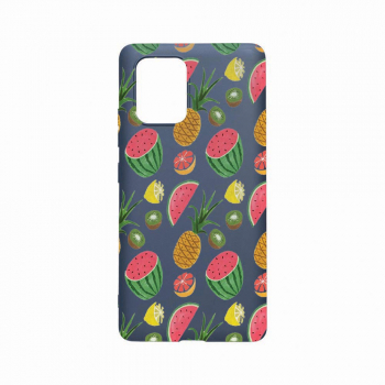Husa Bestcase compatibila cu Motorola Moto E22 / E22i Ananas 0.8MM Slim Alaskan Blue AB 666 