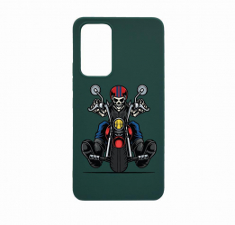 Husa Bestcase compatibila cu Motorola Moto E22 / E22i Biker 0.8MM Slim Forest Green FG 822 