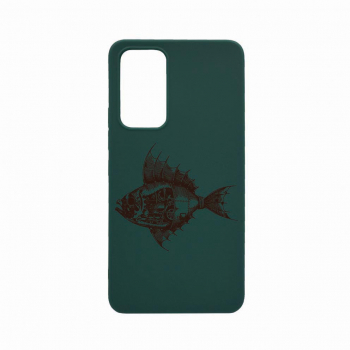 Husa Bestcase compatibila cu Xiaomi 12T Pro Fish 0.8MM Slim Forest Green FG 825 