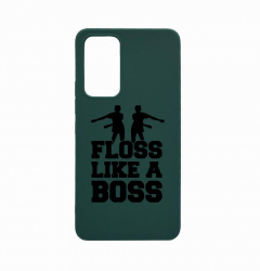 Husa Bestcase compatibila cu Xiaomi 12T Floss Like A Boss 0.8MM Slim Forest Green FG 765 