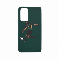 Husa Bestcase compatibila cu Xiaomi Redmi Note 11 Pro Football 0.8MM Slim Forest Green FG 782 