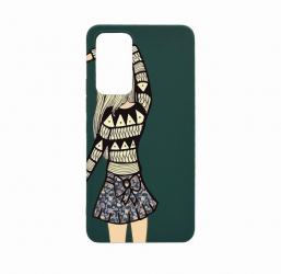Husa Bestcase compatibila cu Xiaomi 12T Pro Girl Friend 0.8MM Slim Forest Green FG 187 