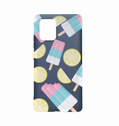 Husa Bestcase compatibila cu Motorola Moto E22 / E22i Ice Cream 0.8MM Slim Alaskan Blue AB 65 