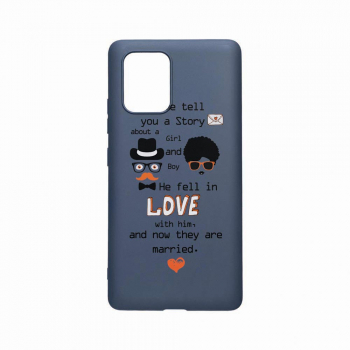 Husa Bestcase compatibila cu Motorola Moto E22 / E22i Married 0.8MM Slim Alaskan Blue AB 42