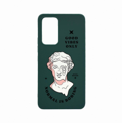 Husa Bestcase compatibila cu Xiaomi 12T Normal Is Boring 0.8MM Slim Forest Green FG 911 