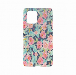 Husa Bestcase compatibila cu Motorola Moto E22 / E22i Pastel Colors Collection Flowers 0.8MM Slim Alaskan Blue AB 503 
