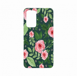 Husa Bestcase compatibila cu Xiaomi 12T Pro Pastel Colors Collection Flowers 0.8MM Slim Forest Green FG 509 