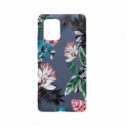 Husa Bestcase compatibila cu Motorola Moto E22 / E22i Pastel Colors - Flowers 0.8MM Slim Alaskan Blue AB 500 