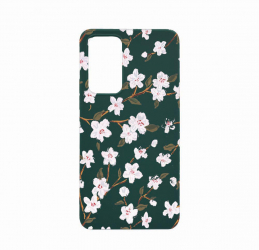 Husa Bestcase compatibila cu Xiaomi 12T Spring Flower 0.8MM Slim Forest Green FG 512 