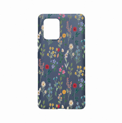 Husa Bestcase compatibila cu Motorola Moto E22 / E22i Spring Flowers 0.8MM Slim Alaskan Blue AB 635 