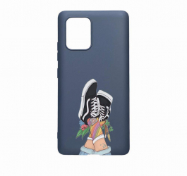 Husa Bestcase compatibila cu Motorola Moto E22 / E22i Vans - Gym Shoes 0.8MM Slim Alaskan Blue AB 600 