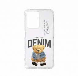 Husa Bestcase comp cu Xiaomi 12T Pro Denim Style Teddy Bear Anti Shock AS 930 
