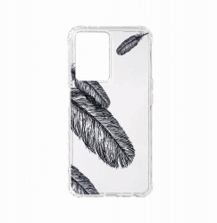 Husa Bestcase compatibila cu OPPO A77 Feathers BW Anti Shock AS 18 