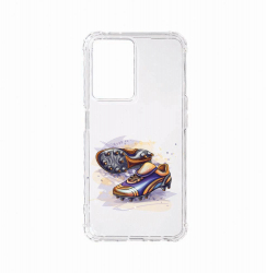 Husa Bestcase compatibila cu OPPO A77 Football Shoes Anti Shock AS 799 