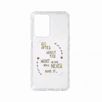 Husa Bestcase compatibila cu OPPO A77 Go After What You Want Anti Shock AS 483 