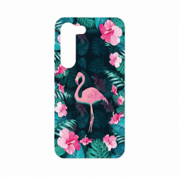 Husa Bestcase compatibila cu Samsung Galaxy S23 Plus Flamingo 0.8MM Slim Forest Green FG 247 