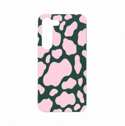 Husa Bestcase compatibila cu Samsung Galaxy S23 Plus Pink Cow 0.8MM Slim Forest Green FG 786 