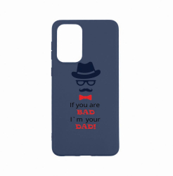 Husa Bestcase Compatibila cu OPPO A57s Bad Dad 0.8MM Slim Alaskan Blue AB 53 