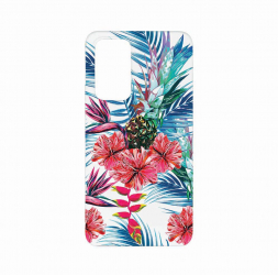 Husa Bestcase compatibila cu Xiaomi 12T Pro Bopical Ananas 0.8MM Slim Forest Green FG 221 