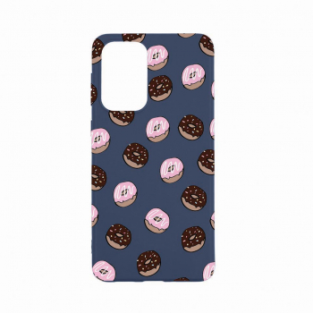 Husa Bestcase Compatibila cu OPPO A57s Donuts 0.8MM Slim Alaskan Blue AB 667 