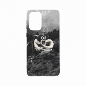 Husa Bestcase compatibila cu Xiaomi Redmi Note 11 Pro Double Exposure 0.8MM Slim Alaskan Blue AB 13 