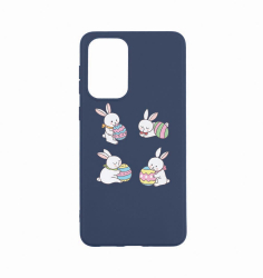 Husa Bestcase Compatibila cu OPPO A57s Easter Rabbit 0.8MM Slim Alaskan Blue AB 690 