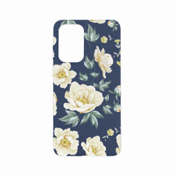 Husa Bestcase Compatibila cu OPPO A57s Flowers 0.8MM Slim Alaskan Blue AB 126 