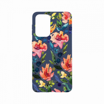 Husa Bestcase Compatibila cu OPPO A57s Flowers Collection Pastel 0.8MM Slim Alaskan Blue AB 628 