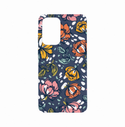 Husa Bestcase Compatibila cu OPPO A57s Flowers - Pastel Colors 0.8MM Slim Alaskan Blue AB 755 