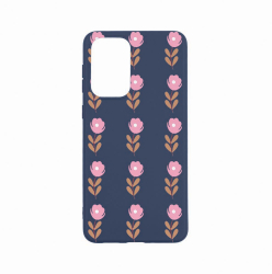 Husa Bestcase Compatibila cu OPPO A57s Flowers Pattern 0.8MM Slim Alaskan Blue AB 505 