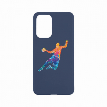 Husa Bestcase compatibila cu Xiaomi Redmi Note 11 Pro Handball Colorful 0.8MM Slim Alaskan Blue AB 800 
