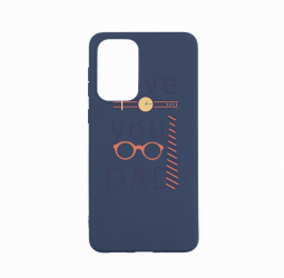 Husa Bestcase compatibila cu Xiaomi Redmi Note 11 Pro Love You Dad 0.8MM Slim Alaskan Blue AB 795 