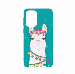 Husa Bestcase Compatibila cu OPPO A57s Lovely Lama 0.8MM Slim Alaskan Blue AB 248 