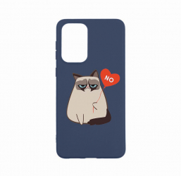 Husa Bestcase Compatibila cu OPPO A57s Meme - Grumpy Says No 0.8MM Slim Alaskan Blue AB 657 