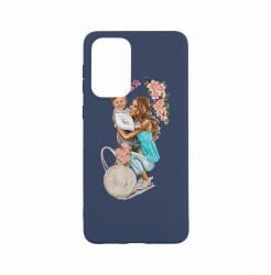 Husa Bestcase Compatibila cu OPPO A57s Mom Life With a Boy 0.8MM Slim Alaskan Blue AB 559 