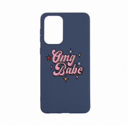 Husa Bestcase compatibila cu Xiaomi Redmi Note 11 Pro OMG Babe 0.8MM Slim Alaskan Blue AB 487 