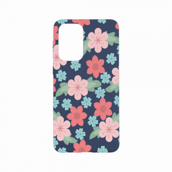 Husa Bestcase compatibila cu Xiaomi Redmi Note 11 Pro Pastel Colors Collection Flowers 0.8MM Slim Alaskan Blue AB 515 