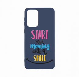 Husa Bestcase compatibila cu Xiaomi Redmi Note 11 Pro Smile At Morning 0.8MM Slim Alaskan Blue AB 47 