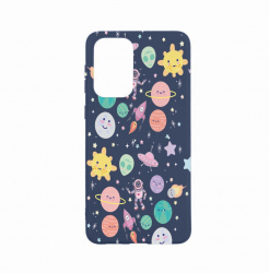 Husa Bestcase compatibila cu Xiaomi Redmi Note 11 Pro Universe Planets UFO 0.8MM Slim Alaskan Blue AB 473 
