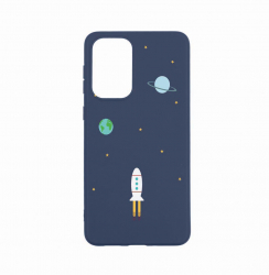 Husa Bestcase compatibila cu Xiaomi Redmi Note 11 Pro Universe Spacecraft 0.8MM Slim Alaskan Blue AB 471 