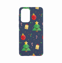 Husa Bestcase Compatibila cu OPPO A57s Xmas Tree 0.8MM Slim Alaskan Blue AB 309 