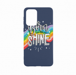 Husa Bestcase compatibila cu Xiaomi Redmi Note 11 Pro Born To Shine 0.8MM Slim Alaskan Blue AB 489 