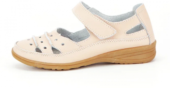 Balerini piele naturala Diana roz M4 