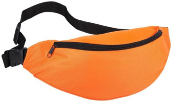 Borseta sport Evolium textila curea reglabila si 2 compartimente cu fermoar dimensiuni compacte de 35x14 cm Portocaliu 