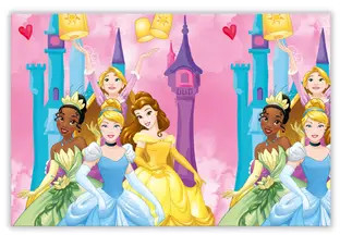 Fata de masa pentru petrecere Printese Disney 120 180 cm 