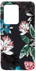 Husa Bestcase comp cu OPPO A77 Pastel Colors - Flowers 0.8MM Slim Negru B 500 