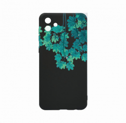 Husa Bestcase comp cu Samsung Galaxy A04e Green Forest 0.8MM Slim Negru c-B 682 