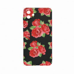 Husa Bestcase comp cu Samsung Galaxy A04e Rose 0.8MM Slim Negru c-B 97 